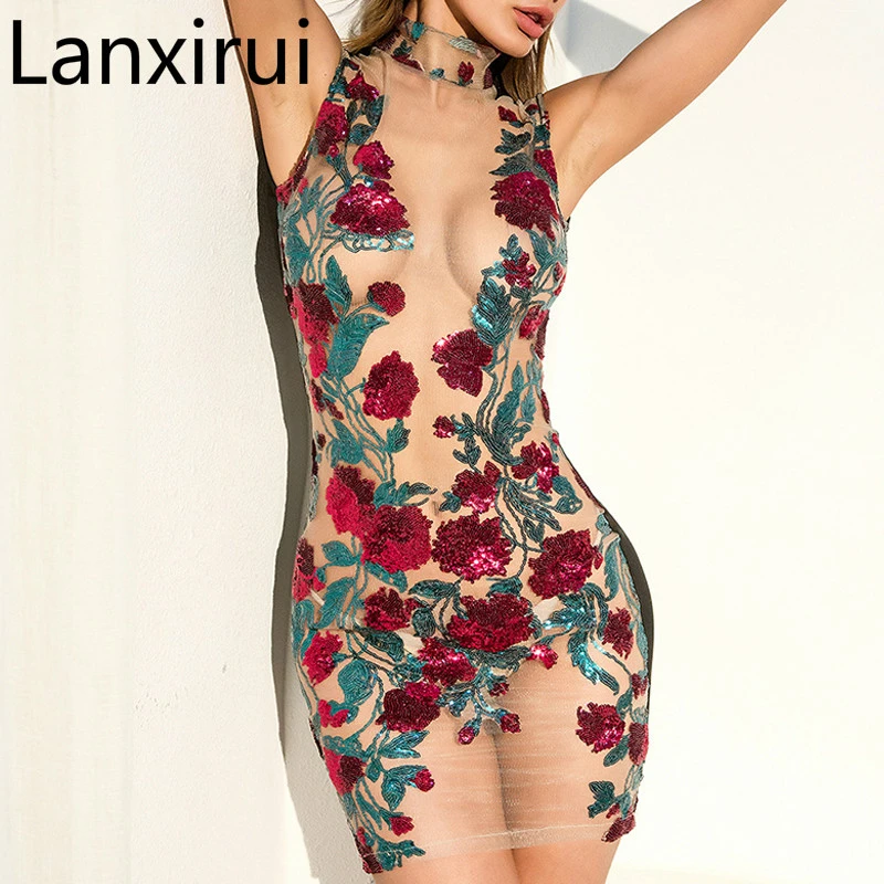 Floral dress sexy Clearance