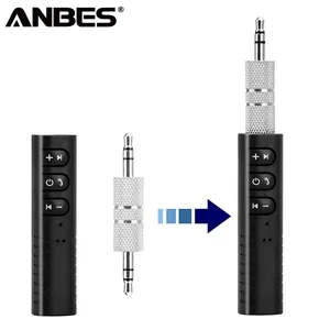 ANBES Автомобильный Bluetooth AUX 3,5 мм разъем Bluetooth приемник для гарнитуры Вызов Bluetooth адаптер автомобильный передатчик Авто музыкальные приемники - изображение