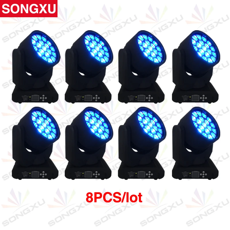 SONGXU 8pcs/lot 2015 19x12W RGBW 4in1 LED Hawkeye Beam Moving Head Light/SX-MH1912 | Освещение