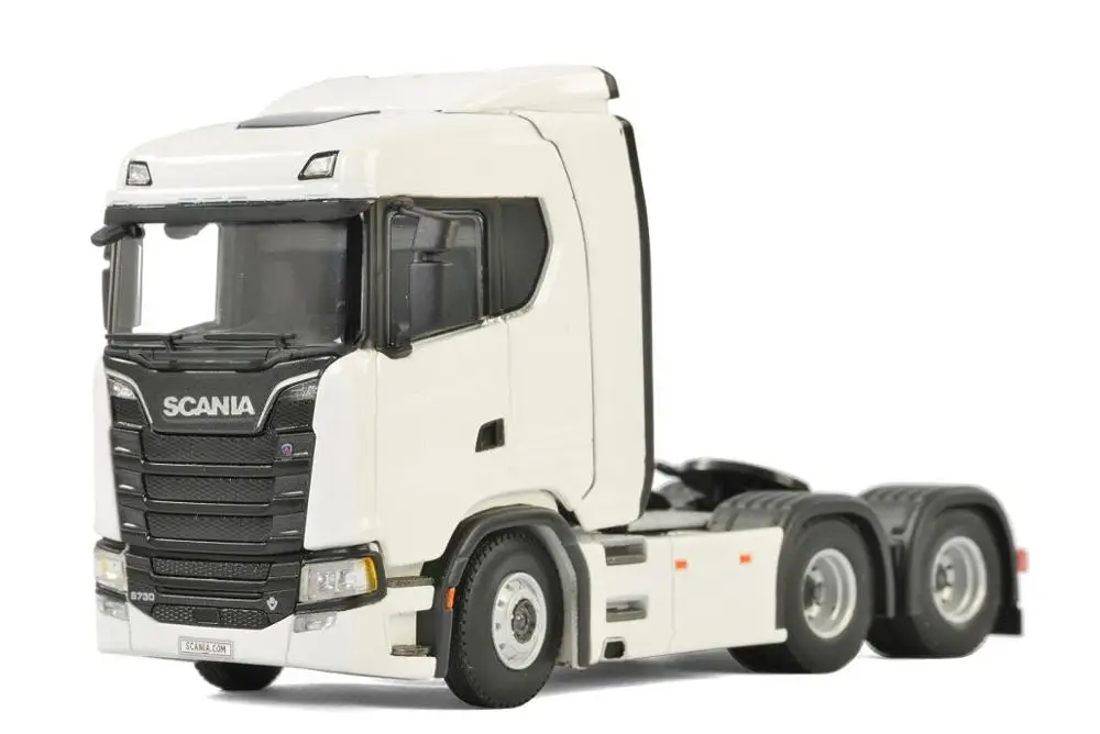 Коллекционная модель игрушки из сплава подарок WSI 1:50 Масштаб Scania S730 6x2 Tag ось для трактора, прицепа, грузовика литья под давлением модель игрушки для украшения