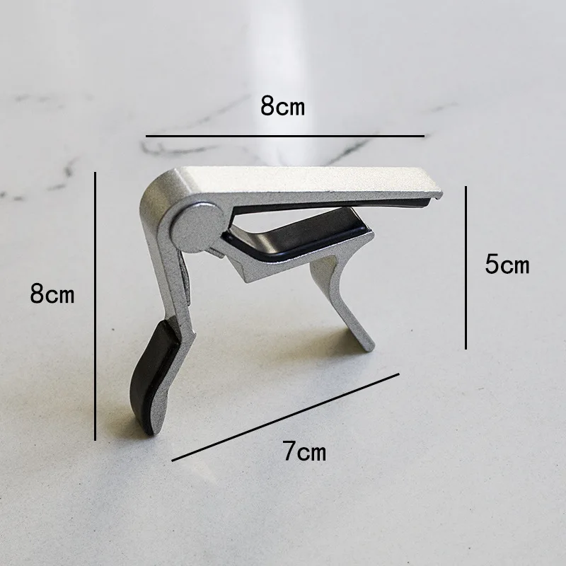 Высокое качество алюминиевый сплав металл Новое гитарное приспособление для быстрой смены каподастра Зажим Ключ Акустическая классическая гитара Капо для регулировки тона