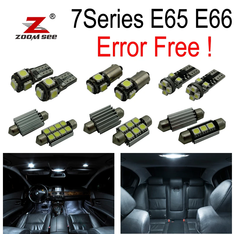 

20pcs LED Interior dome map reading Lights bulb Kit for bmw 7 series E65 E66 745Li 750Li 760Li 745i 750i (2002-2008)