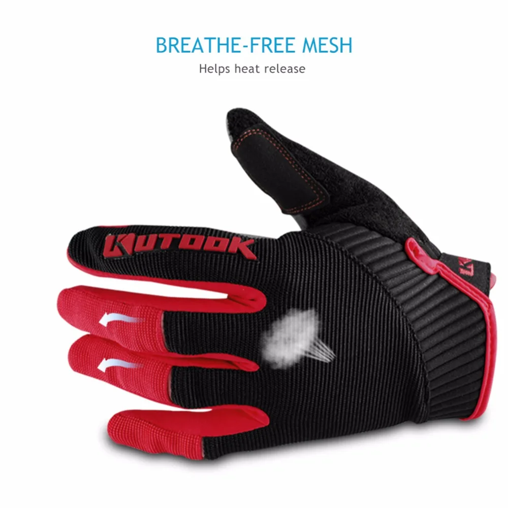Full Finger Touch Screen Cycling Gloves Road MTB Mountain Bike Gloves Bicycle Outdoor Sport Gel Pad Gloves Breathable Equipment