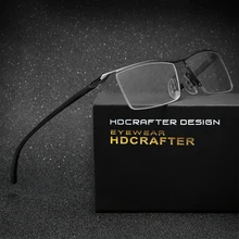 HDCRAFTER titanium eyewear tr90 близорукость очки кадр мужчины очки для чтения комфортное препятствующую скольжению очки кадр для мужчин