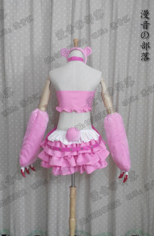 Супер SONICO GRG Racing Queen Genus хмурый Мишка Косплей Костюм с носками полный комплект|cosplay