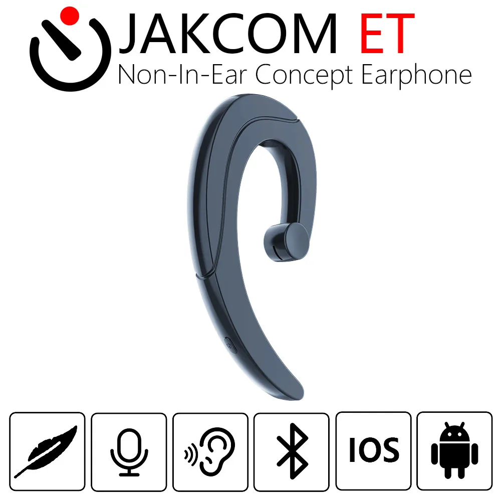 Mini Ear-hook Wireless Bluetooth Earphone Jakcom ET No Earplugs Design Ultra-thin Bone conduction Sport Headset with Microphone |