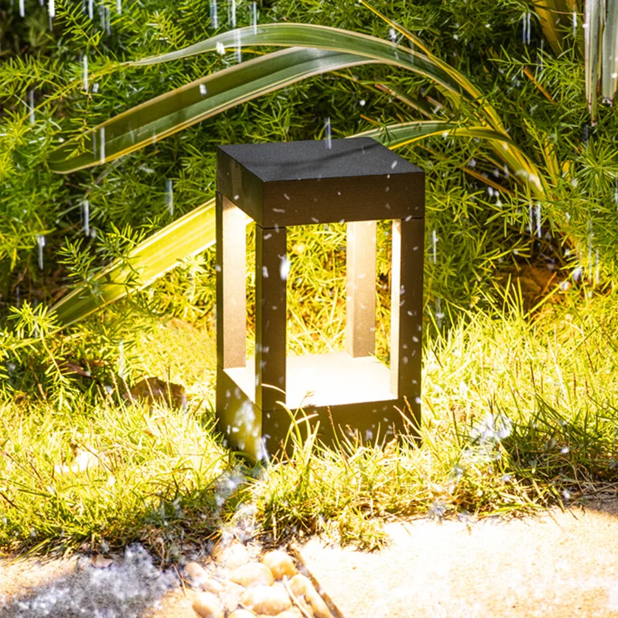 Thrisdar наружный садовый светильник для тропинки, алюминиевый садовый газон, блокираторы света, водонепроницаемый, для двора, парка, ландшафтных лужаек