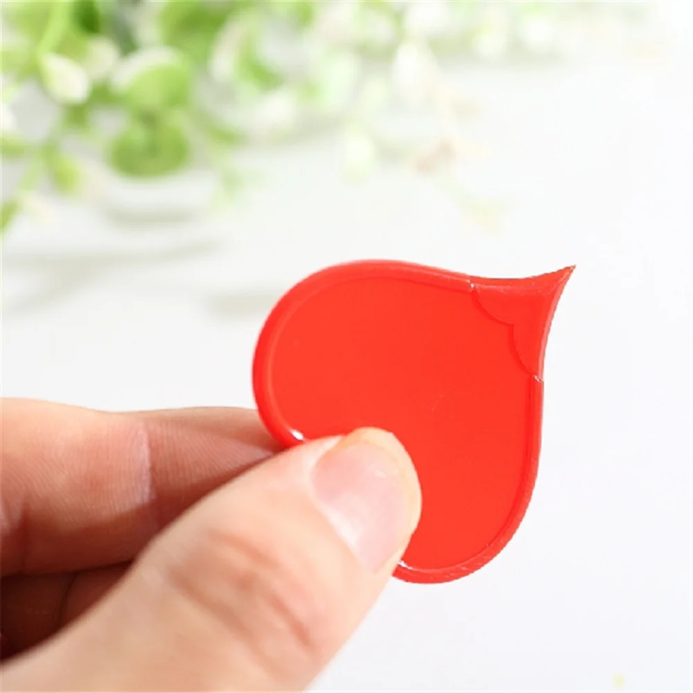 Plastic box package Letter Opener Office Equipment safety heart shape 20pcs/lot