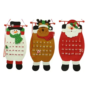 

Christmas Advent Calendar Santa Claus Snowman Elk Animal Xmas New Year Christmas Ornaments Home Decoration Creative Kalendar