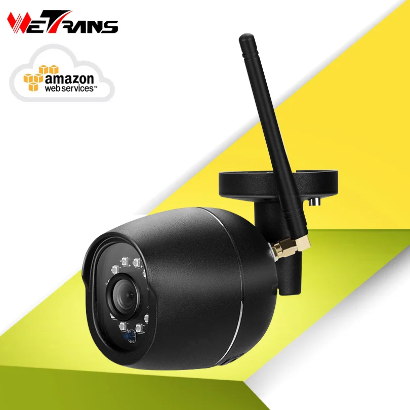 

Wetrans Wifi IP Camera HD 720P Outdoor Waterproof Night Vision P2P Cloud Storage Audio Wireless IP Camera Wifi Surveillance Cam