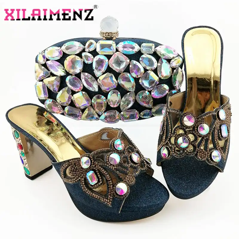 dark blue ladies shoes