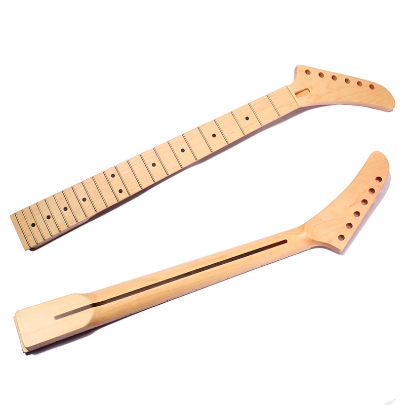 

Guitar Accessories 22 Fret Maple Banana Electric Guitar Neck Dot Inlay For ST Parts Replacement free shipping