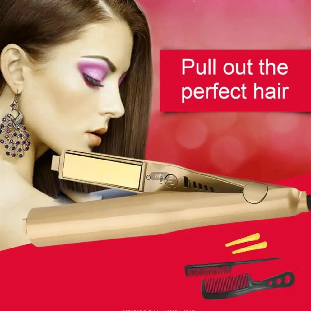 Pro 2 In 1 Twist Hair Curling Straightening Iron Hair