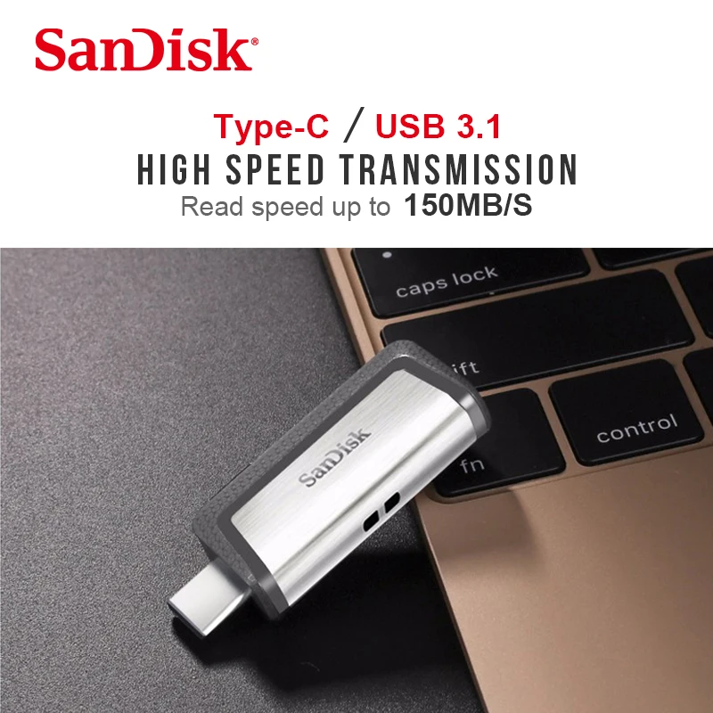 SanDisk type-C USB 3,1 128 ГБ 32 ГБ 64 Гб двойной OTG USB флеш-накопитель SDDDC2 Extreme 32 ГБ флеш-накопитель USB флеш-накопитель Micro USB type C