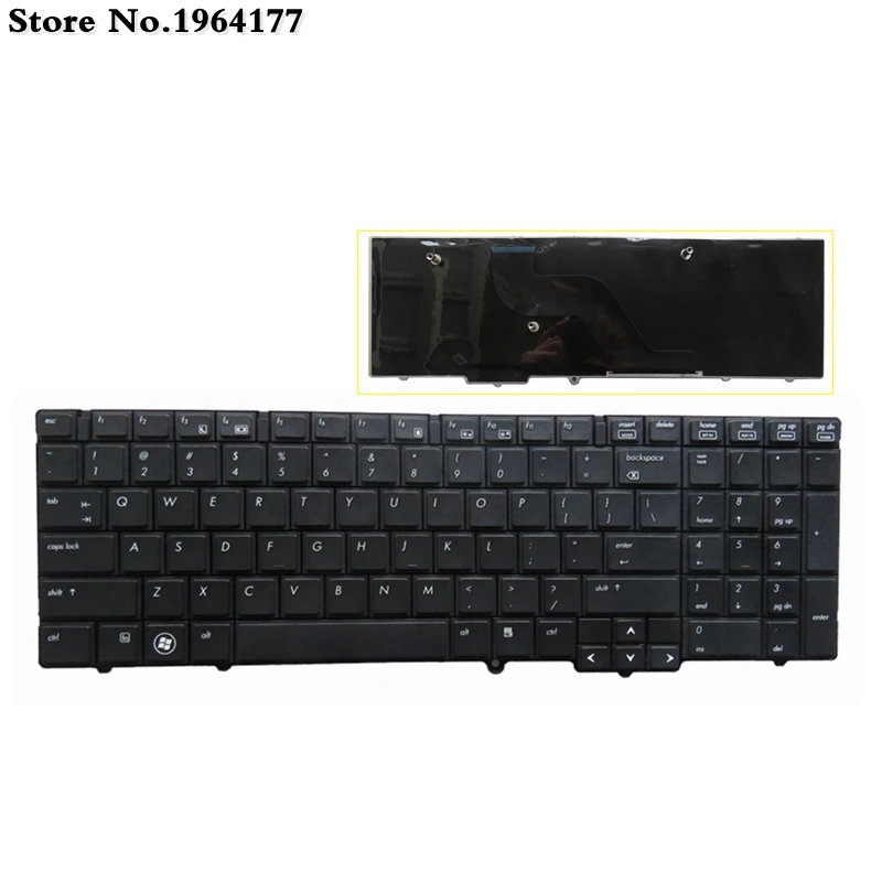Клавиатура для ноутбука HP EliteBook 8540 8540P 8540W английская новая Черная | Компьютеры и