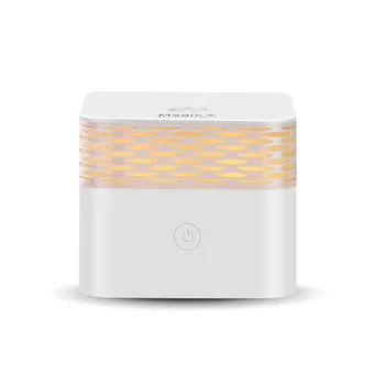 

DEKAXI 120ml USB mini Square mist maker essential oil aroma diffuser electric air humidifier warm night light for home bedroom
