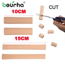 15/10 см силиконизированное волокно чехол инструмент для ухода за ногами носок кукурузы защита для педикюра, инструмент корректор шишки на большом пальце подошвенный фасциит анти-Скорпион