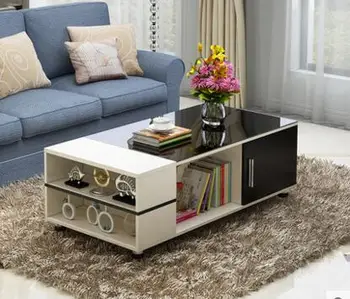 شراءطاولة شاي من الزجاج المقسى. طاولة شاي عائلية صغيرة. 0