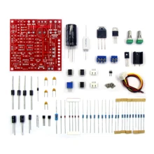 Fuente de alimentación regulada de CC, Kit DIY de protección limitadora de corriente continua ajustable para laboratorio de educación escolar, 0-30V, 2mA-3A