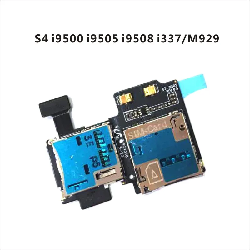 

For Samsung Galaxy S4 i9500 i9505 i337 m929 Micro SD SIM Card Tray Slot Holder Reader Flex Cable