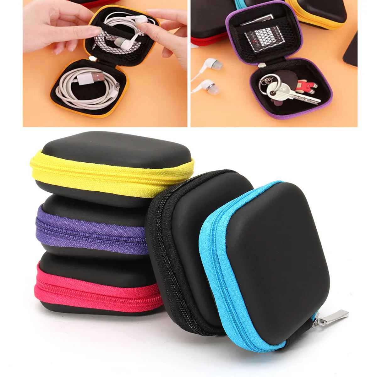 Waterproof Headphone Earphone Earbuds Hard Case Storage Carrying Pouch