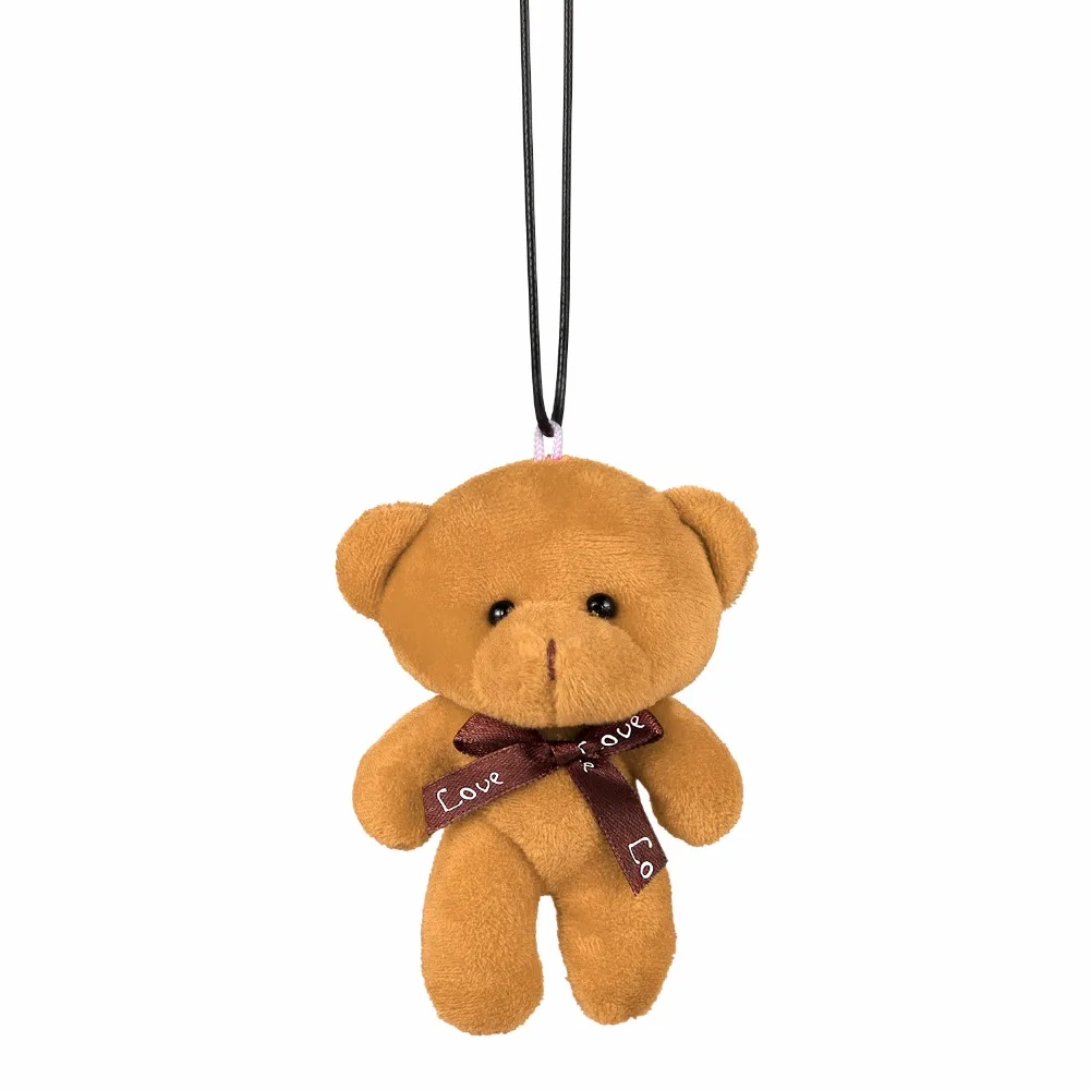 car hanging teddy bear