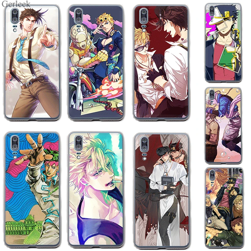 JoJo Джонатан Joestarphone чехол для Huawei P8 P9 P10 P20 Lite P Smart Y6 Prime 2015 2016 2017 2018 Чехлы мягкие из