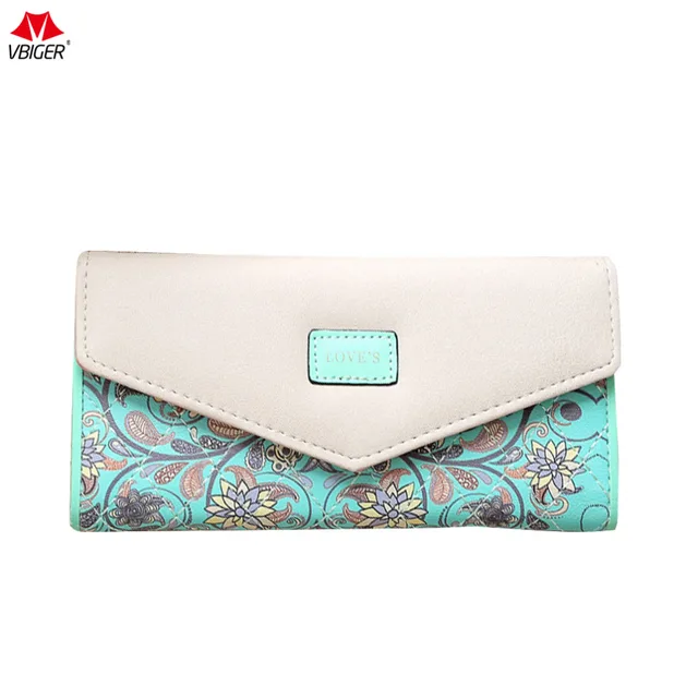 Ver Women Pu Leather Purse Rectangular Wallet Snap Fastener Card Ver Women Pu Leather Purse Rectangular Wallet Snap Fastener Card Holder Multi Layer Credit