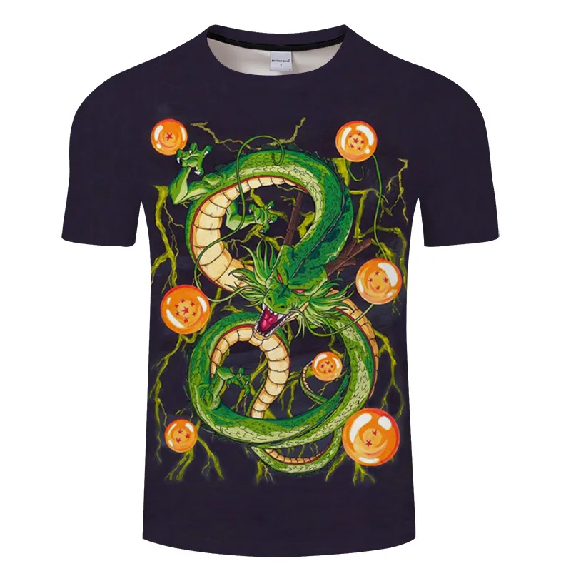 Online dragon ball z champion son gohan black t shirt fire