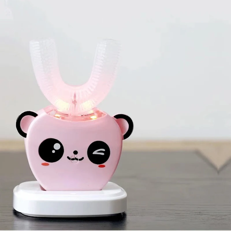 

Kids Electric Toothbrush Fully Automatic Whitening Ultrasonic Silicone Toothbrush SLC88