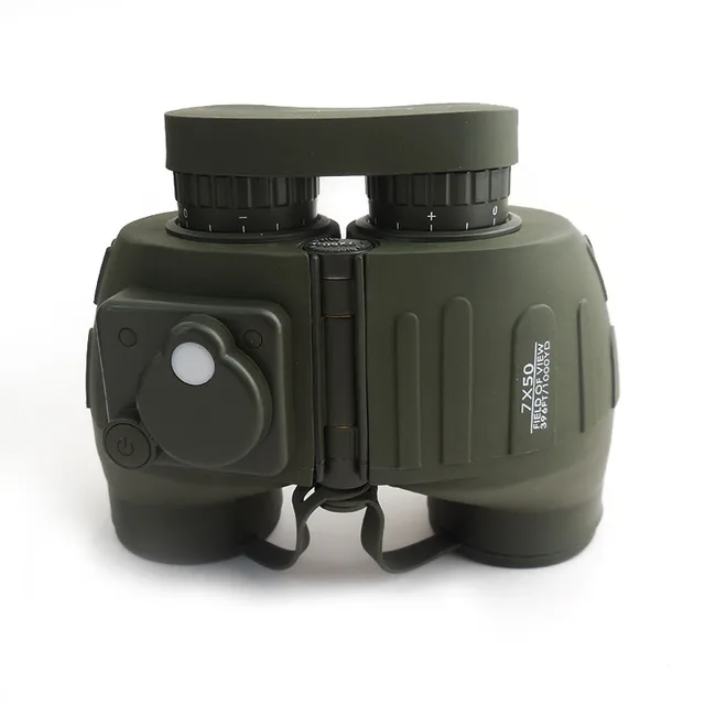Cheap 7X50mm Super Powerful Floating Waterproof Built-In Compass and Ranging Reticle Military Binoculars with Illumination