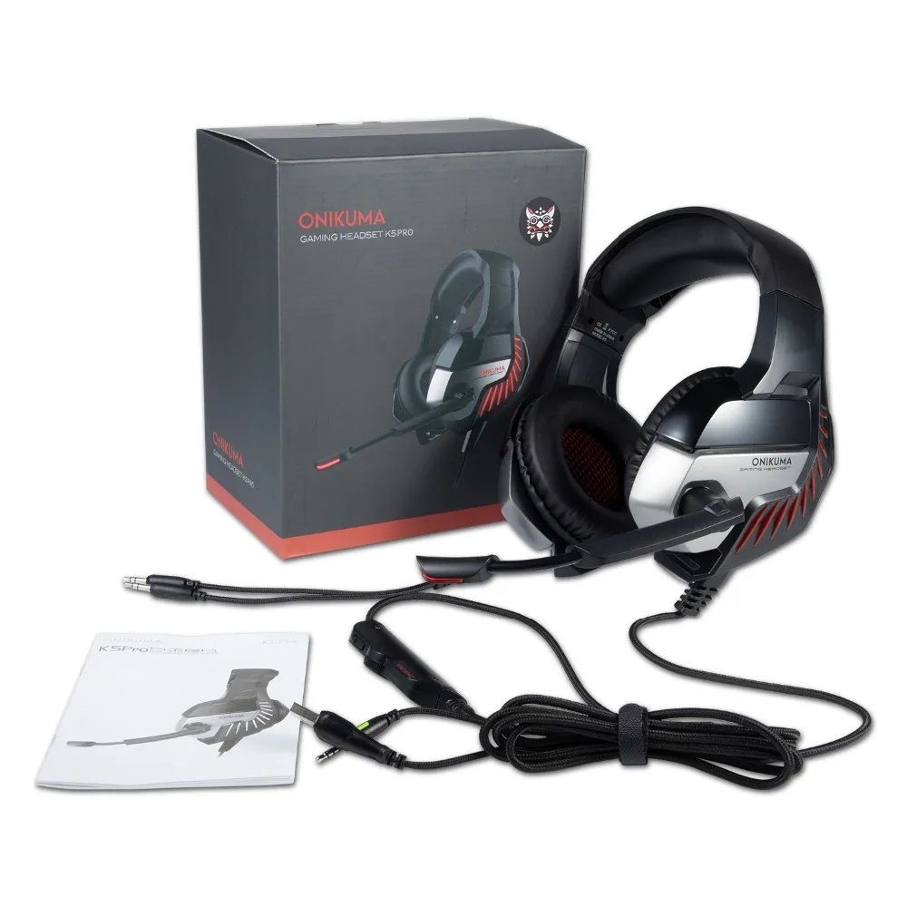 Gaming headset noise cancelling headphones ps4 pc xbox k5 deals
