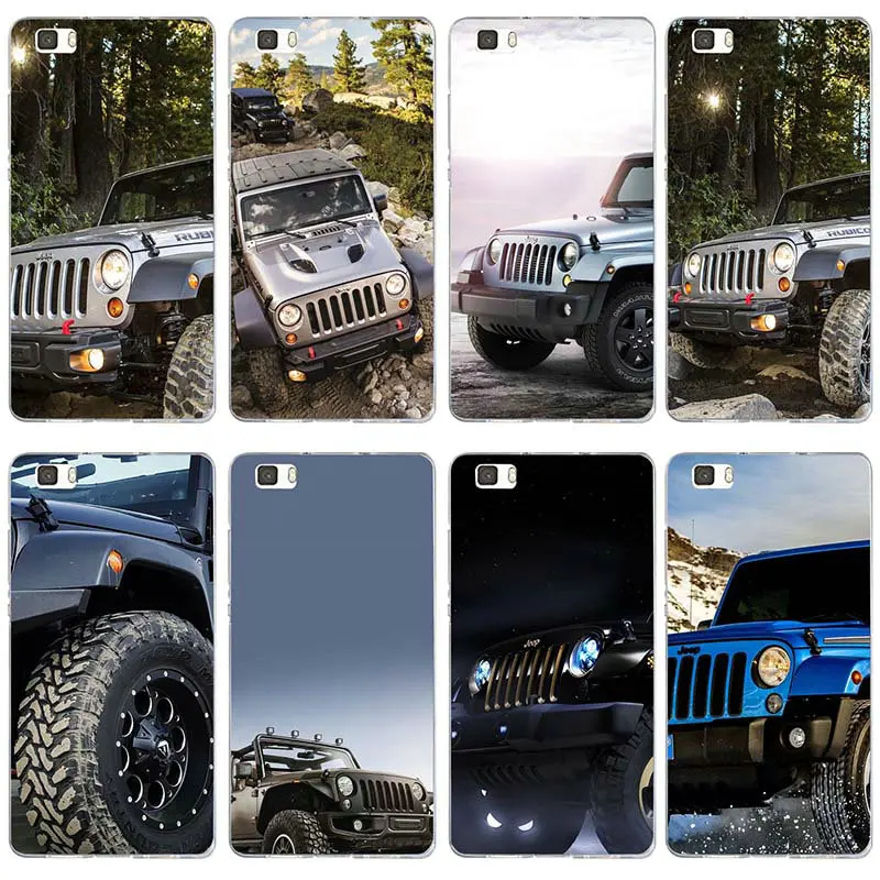 Красный Jeep Wrangler внедорожник Спорт для huawei P8 P9 P10 P20 Lite Smart Коврики 10 Pro Y3 Y5 Y6 II Y7 Honor 6X