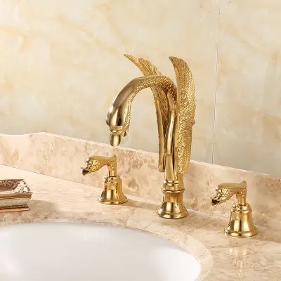 Латунь нефрит Torneira Cozinha с мраморная раковина золото Отделка 8 дюймов ванная комната кран подкрепление смеситель - Цвет: G