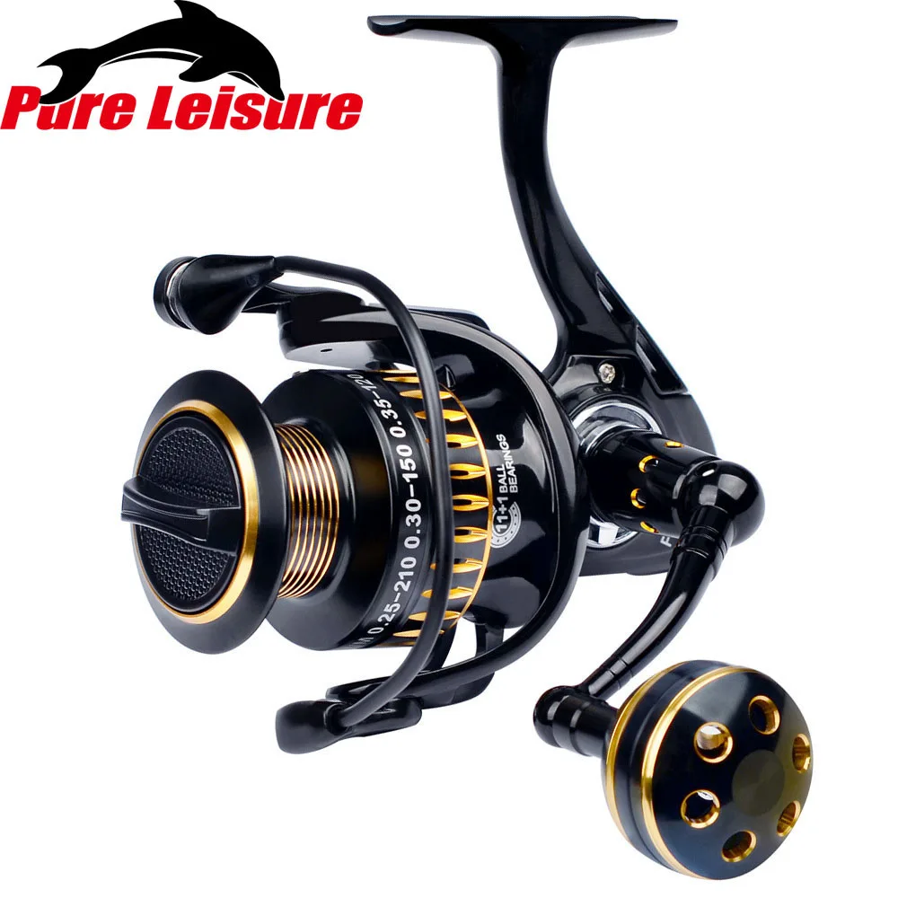 “ Molinete de Pesca de Metal Salgada Tsurinoya 12bb Max Arraste