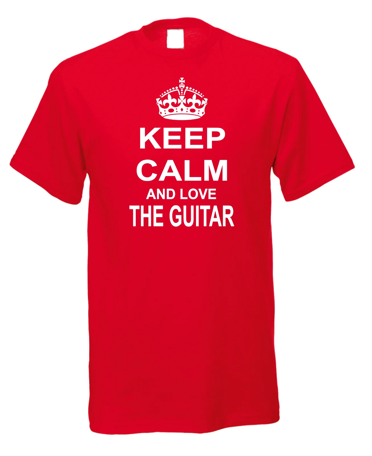 Футболка Keep Calm Love Guitar Electric Bass Классическая акустическая | Футболки -32956526061