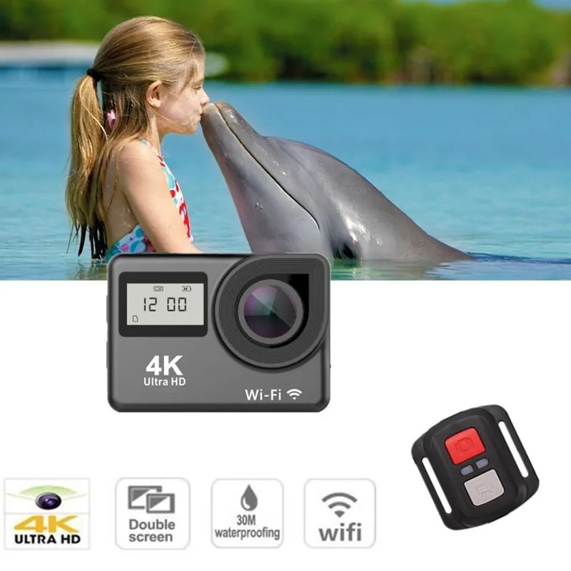 (Скидка 56%) Купить <b>Sansnail</b> экшн камера Full <b>HD</b> 4 K 30fps Wifi ...