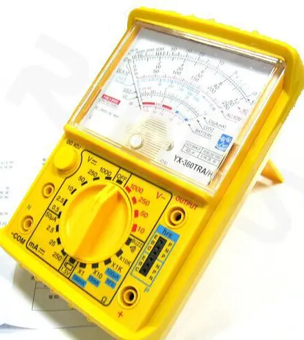 

RUNDS ANALOG MULTIMETER AM-360(Professional repair Students' learning Family measurements) DCV ACV DCA HFE ETC.