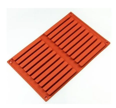

20 Bar Silicone Cake Baking Mold Cake Pan Muffin Cups Handmade Soap Moulds Biscuit Chocolate Ice Cube Tray DIY Mold