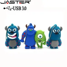 JASTER USB 3,0, Университет монстров, микрофон, USB флеш-накопитель, милая мультяшная флешка, 64 ГБ/32 ГБ/16 ГБ/4 ГБ, подарочная карта памяти, usb диск
