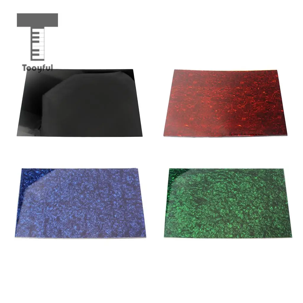 Tooyful Finest PVC 3 Ply Guitar Bass Pickguard Blank Material Scratch Plate Sheet Guitar Protector Decoration