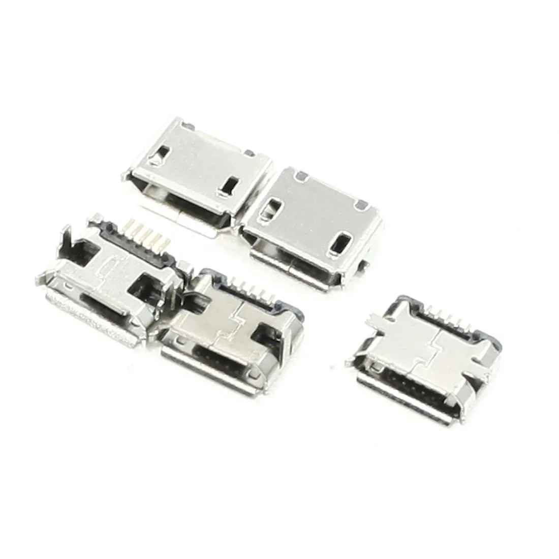 

5 Pcs Micro B USB Female Connector 5 Pin SMT PCB Mount Port
