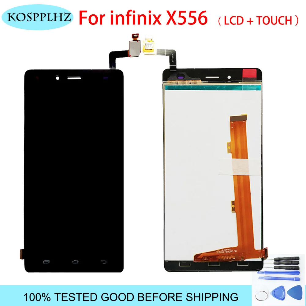 100% протестирован для ЖК дисплея infinix X556 и сенсорного экрана в сборе INFINIX HOT4 X 556 +