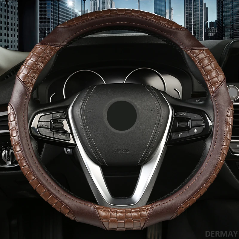 Кожаный Автомобильный держатель DERMAY для защиты от повреждений 38 см/15 дюймов