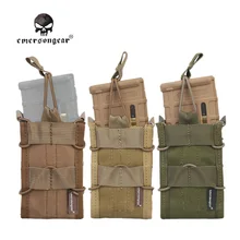 EMERSON один блок подсумок для журналов военная армия утилита Молл вертикальные аксессуары EM6345B хаки коричневый черный