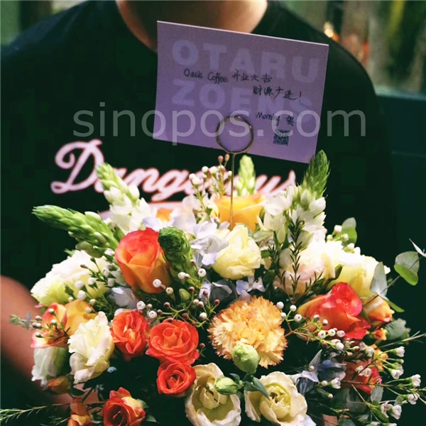 Nitial 100 Pcs Plastic Floral Picks Floral Card Holder Flower