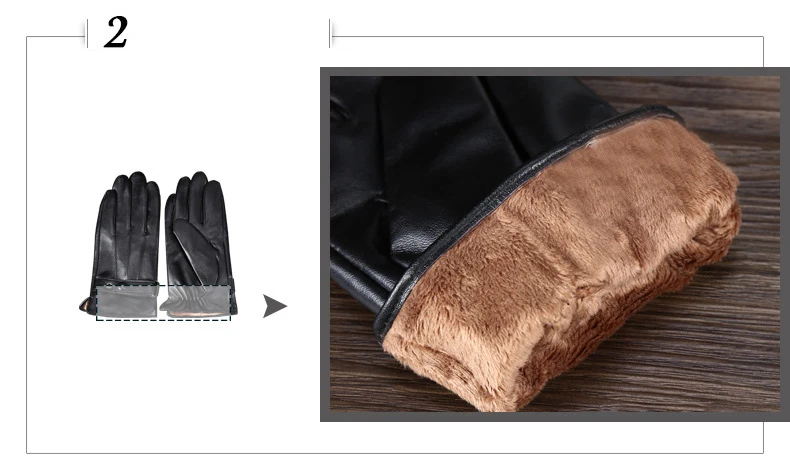 2018 мужские перчатки из натуральной овчины модные уличные перчатки для вождения автомобиля Осень-Зима теплые перчатки сенсорный экран