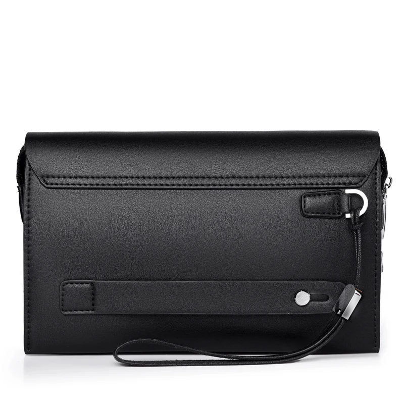 Мужской Длинный кошелек с защитой от кражи дизайн безопасный кошелек с замком деловая сумка мужская pu кожа кодовый замок клатч iPad мини сумка