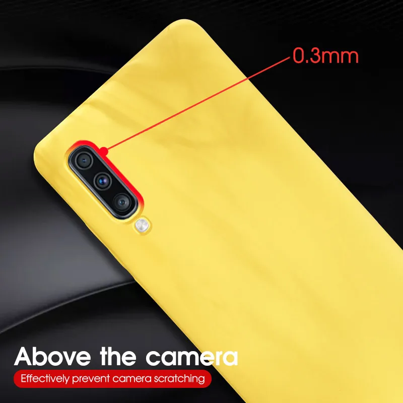 Жидкий силиконовый мягкий чехол для Samsung Galaxy S10 A50 A70 A60 A40 Оригинальный A30 A20 Plus S10E
