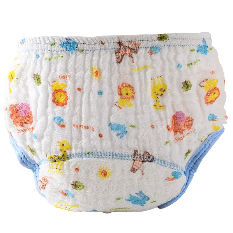 

Baby Cloth Diaper Cover Baby Waterproof 6 layers Muslin Cotton Washable Diapers Reusable Pocket Cloth Breathable Nappies